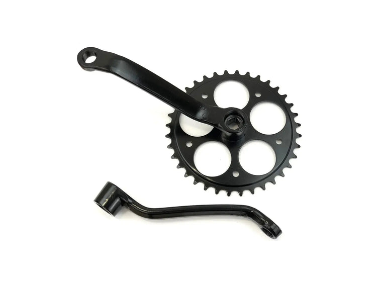 Motorized Bicycle 2 Piece Wide Pedal Crank Kit Motorizedbike.parts