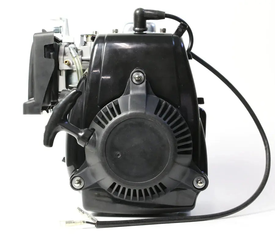 thumbnail interactive-video image 1 of NEW Helio 49cc 4 Stroke Motor And Gearbox Combo - Motorized Bike Parts 1 of 9