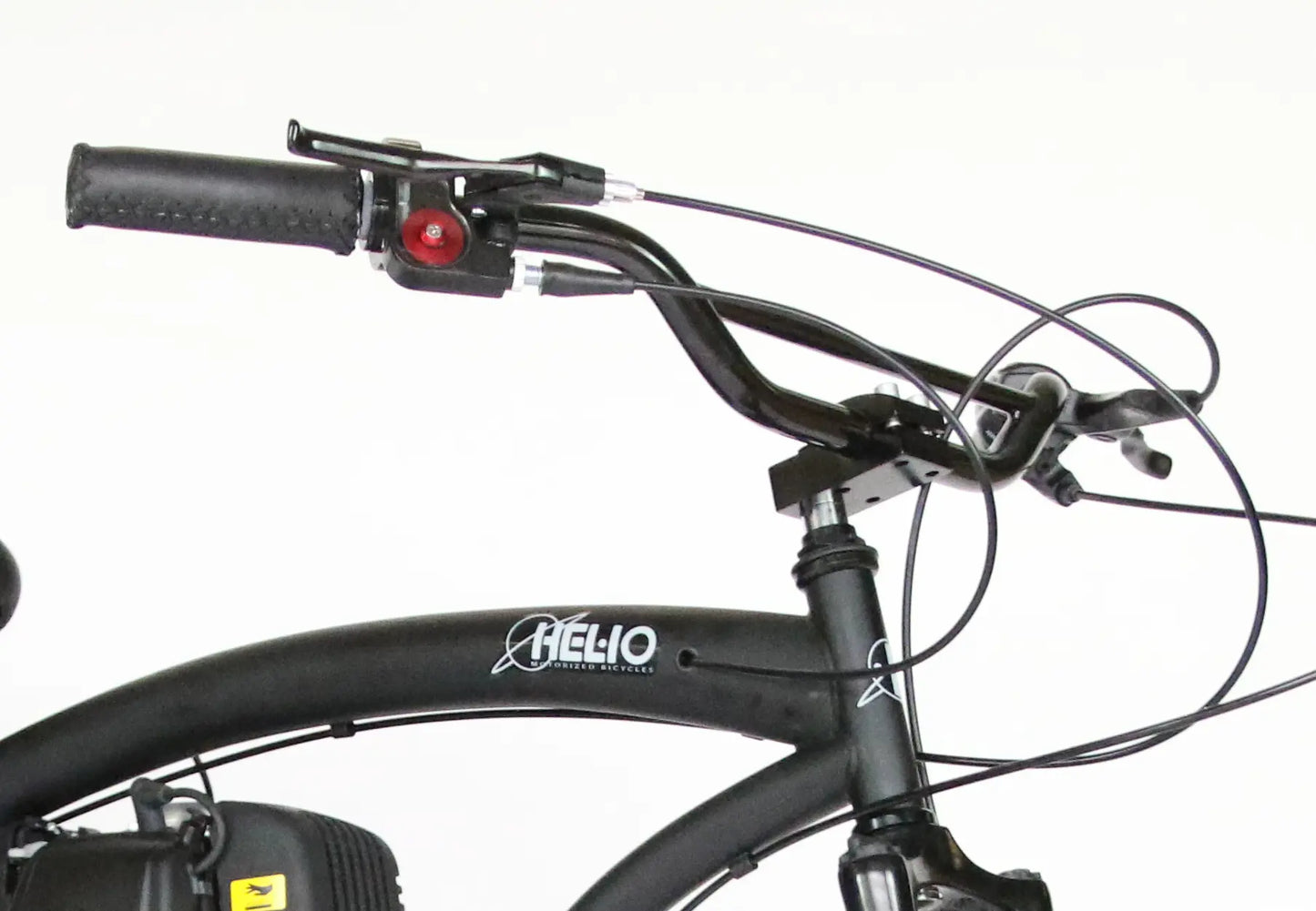 Helio Motobar and Stem Motocross style handlebar - Motorized Bike Parts