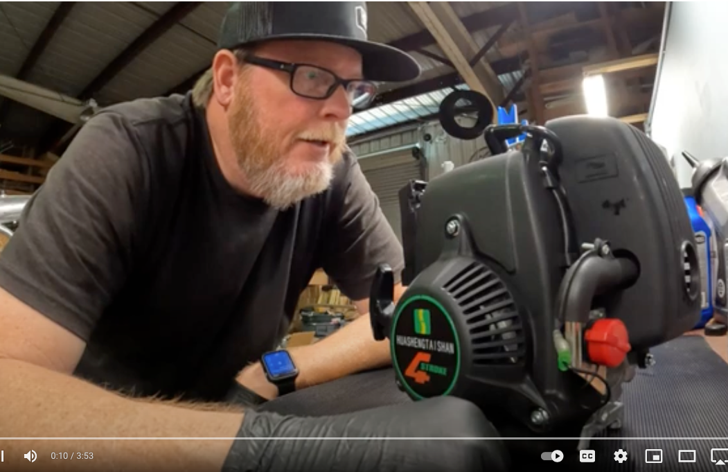 Is your 49cc 4 stroke motor starting but won't idle? This video will help!