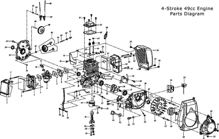 49cc Engine Parts
