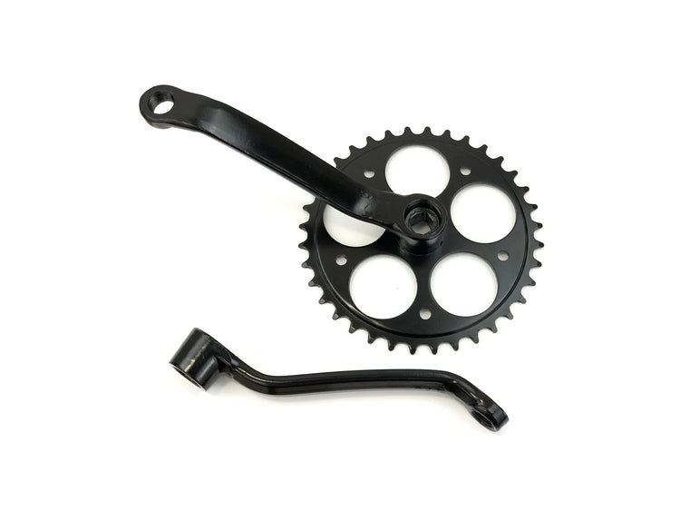 Motorized Bicycle 2 Piece Wide Pedal Crank Kit Motorizedbike.parts
