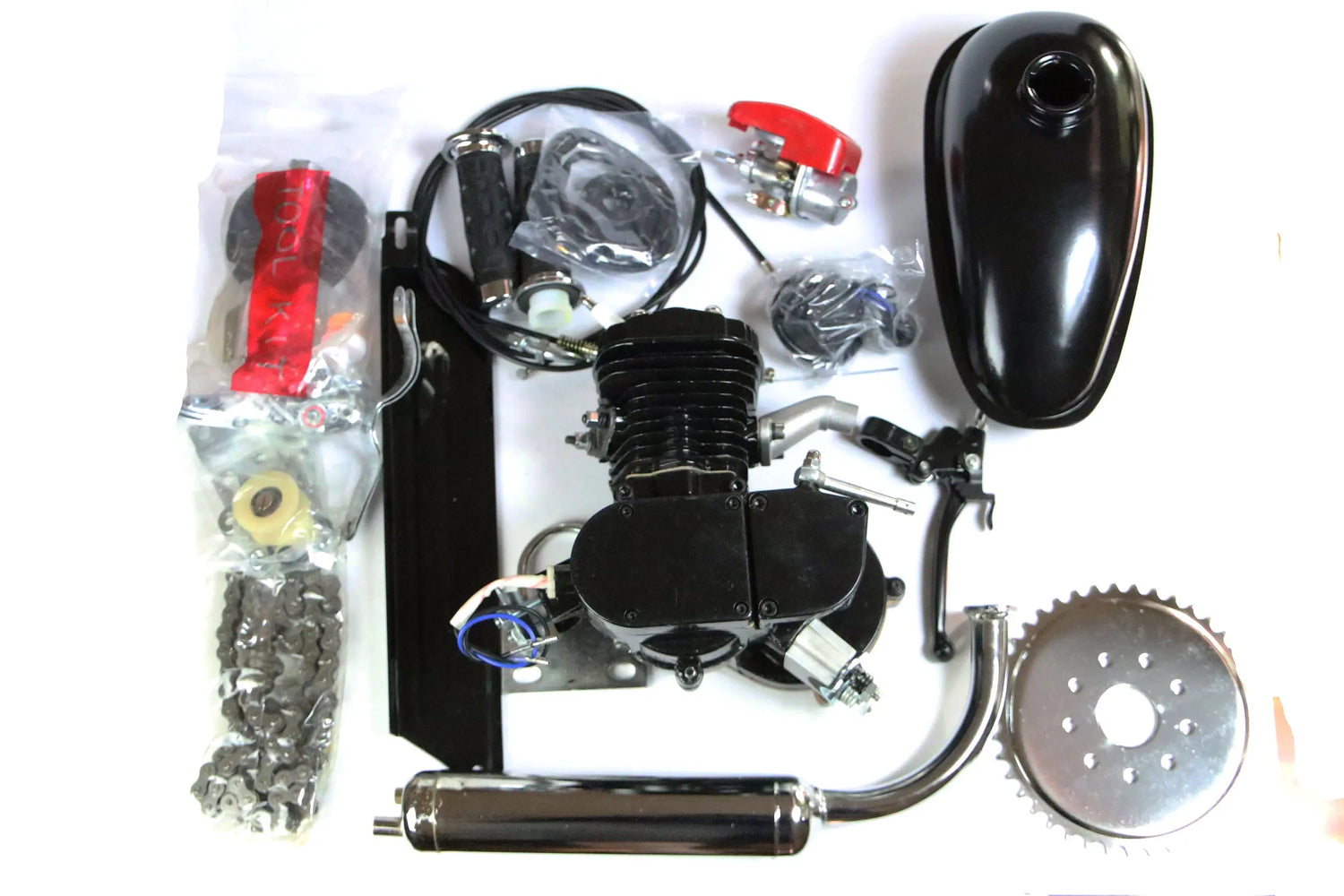 The Best Black 2 Stroke Motorized Bicycle Kit