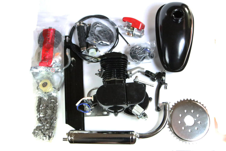 The Best Black 2 Stroke Motorized Bicycle Kit