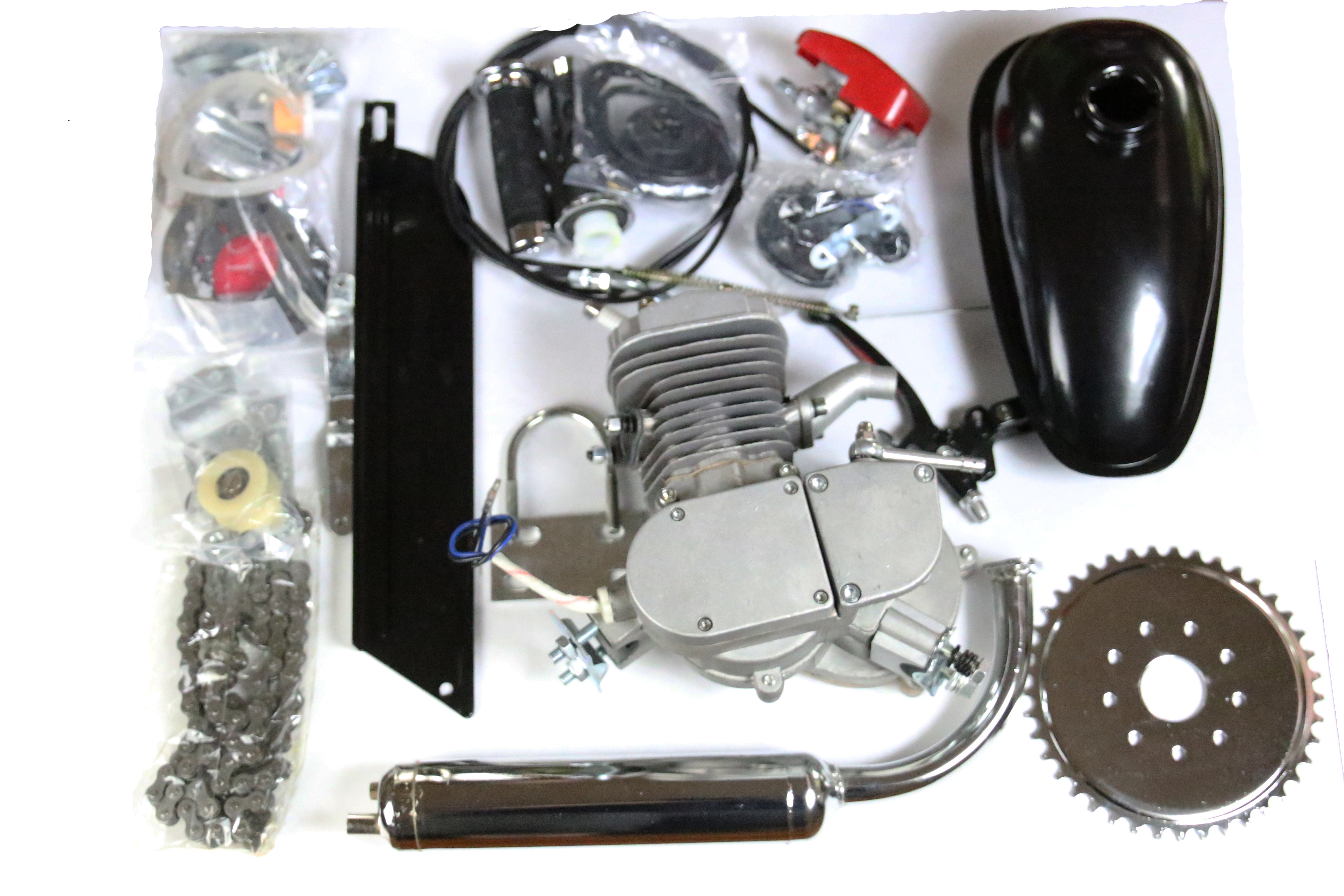 Original Rattler 80cc 2 Stroke Motorized Bicycle Kit with Free Upgrade ...