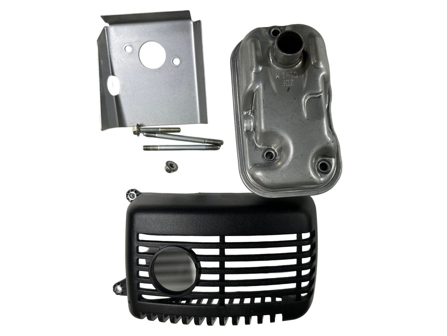 OEM Genuine Honda Muffler, grille and hardware gxh50