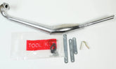 2 Stroke Motorized Bicycle Performance Exhaust Silver
