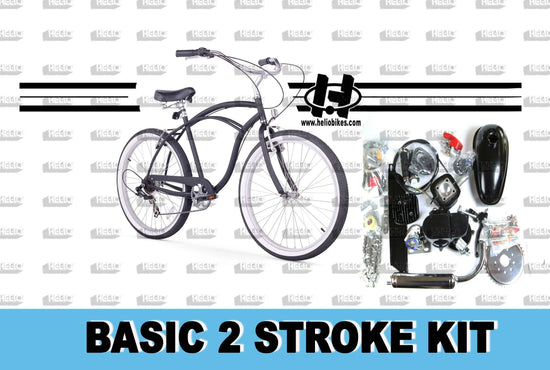 DIY Basic 2 Stroke Motorized Kit with Bike - Motorized Bike Parts