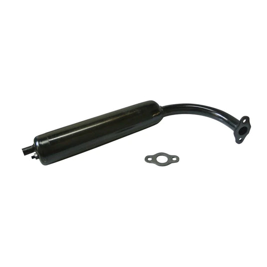 2 Stroke Motorized Bicycle Muffler Black