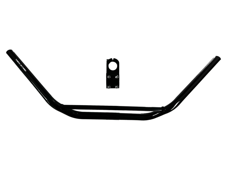 Helio Motobar and Stem Motocross style handlebar - Motorized Bike Parts