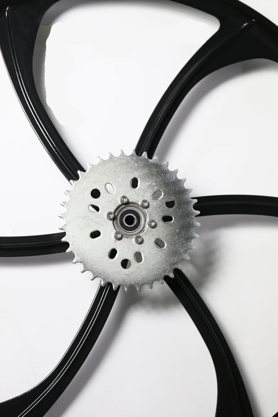 Motorized Bicycle Mag Wheel Wheels with sprocket Black